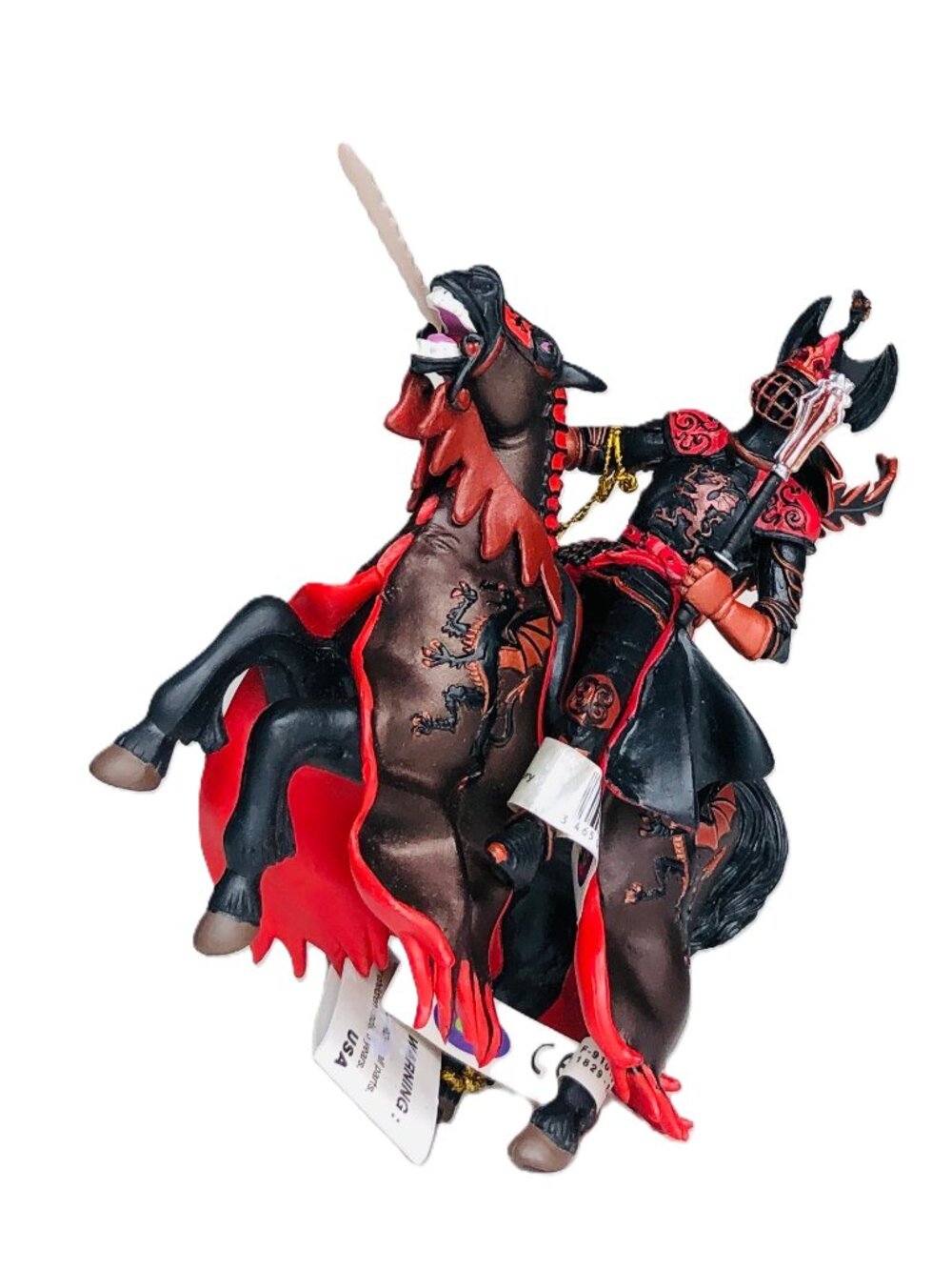 Papo Prince of Darkness Knight and His Darkness Horse New w/Tag